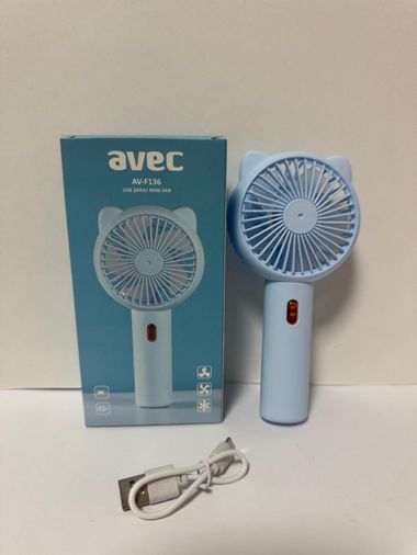 AV-F139 USB MİNİ FAN MAVİ