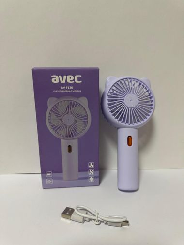 AV-F139 USB MİNİ FAN MOR