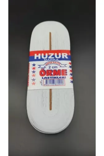 Ayder Timya P204484S1565 Beyaz - 2Cm Paça Lastik Yassi Geniş 10Mt (Timya/go1395) 204484