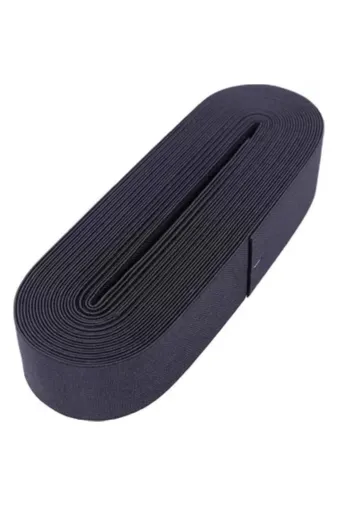 Ayder Timya P204489S5781 Siyah - 4Cm Paça Lastik Yassi Geniş 10Mt. (Timya/go1395) 204489