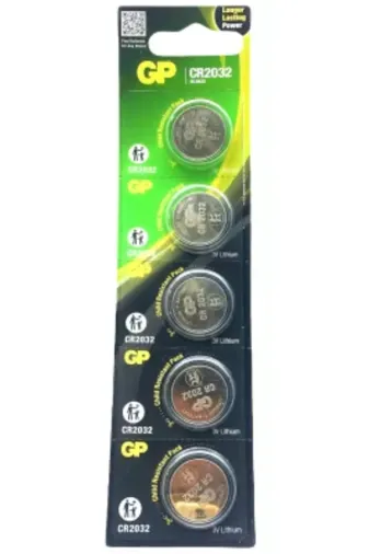 Ayder Timya P205119S5589 Gp Lithium Cr-2032-2Cpu5 Para Pili 3V 5Li Kart (Timya/go1395) 205119
