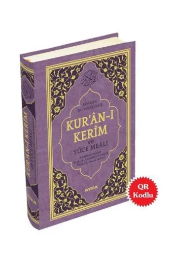 Ayfa Basın Yayın mv21601 Orta Boy Kuran Kerim Meali Mor Mühürlü Elmalı Hamdi Yazır