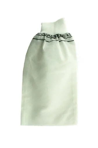 AYKAN AYK729645787 Beyaz Banyo Hamam Kesesi Lastikli 25X17 Cm - Ayk9104-9529