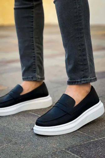 Aymood RS615aym Robert - Rs615 Siyah Erkek Loafer Ayakkabı Siyah