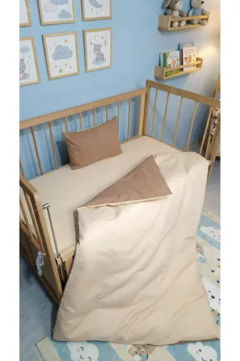 Baby Clime 5USR-90130-1 5 Parça Bebek Uyku Seti - 90X130 Yorgan - Beşik Ve Park Yatak Ölçülerine Uyumlu