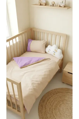 Baby Clime 6USR-90130-1 90X130 Cm Bebek Uyku Seti (5 Parça) & Bulut Yastık Hediye