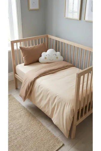 Baby Clime 6USR-90130-1 Bebek Uyku Seti 90X130 Cm (5 Parça) + Bulut Yastık Hediyeli