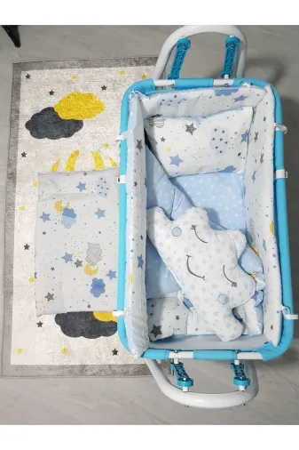 Baby Clime USR-4585-2. 45X85 Bebek Uyku Seti - Anne Yanı Sallanır Beşik İçin (Beşik Hariçtir)