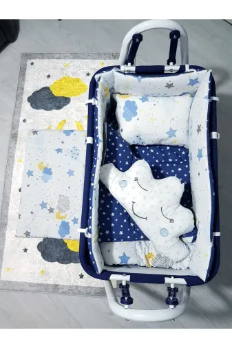 Baby Clime USR-4585-2. 45X85 Bebek Uyku Seti - Anne Yanı Sepet Beşiğe Uygun (Beşik Hariçtir)