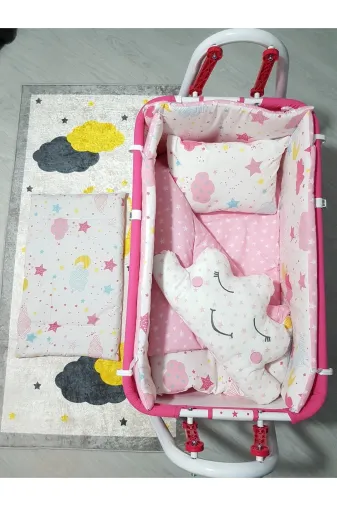 Baby Clime USR-4585-2. 45X85 Bebek Uyku Seti - Portatif Anne Yanı Beşik İçin (Beşik Hariçtir)