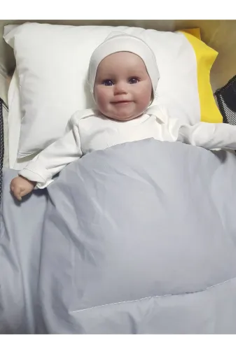 Baby Clime USR-5LİPORTATİF Portatif Beşiklere Uygun 5 Parça Uyku Seti %100 Pamuk Anne Yanı Beşik Ve Sepet Beşik İçin
