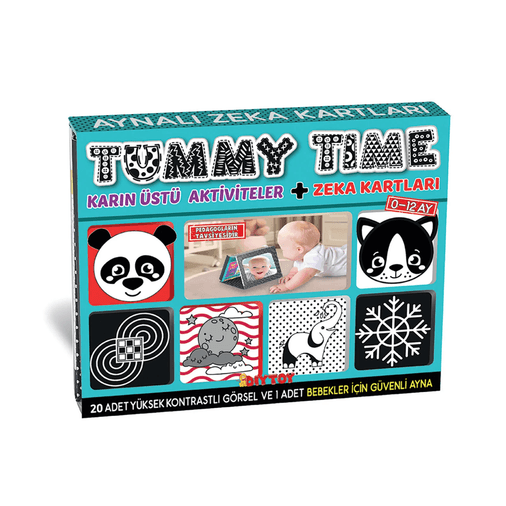 Baby Toys ngf270kjgj Tummy Time Zeka Kartları Güvenli Bebek Aynası