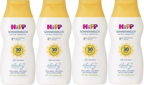 Babysanft Bebek Güneş Sütü 200Ml (30 Faktör) (4 Lü Set)