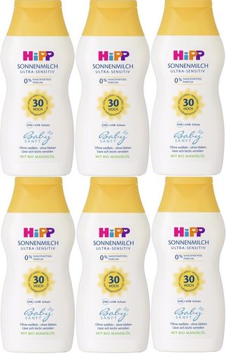 Babysanft Bebek Güneş Sütü 200Ml (30 Faktör) (6 Lı Set)