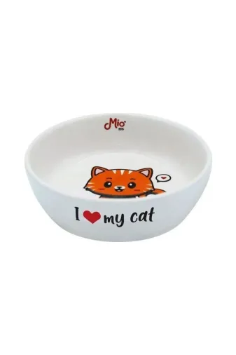 Balance Life 105B845115859221103 Seramik Kedi Mama Ve Su Kabı Kedi Desenli