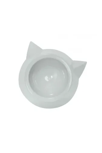 Balance Life 105B845146207279582 Plastik Tekli Kedi Mama Ve Su Kabı - Beyaz