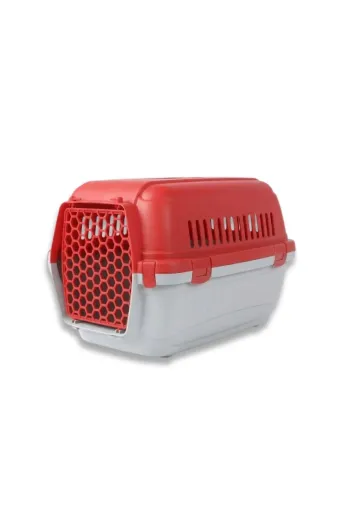 Balance Life 105B845165623828081 Modern Tasarım Kedi Ve Köpek Taşıma Kutusu Küçük Boy - Kırmızı
