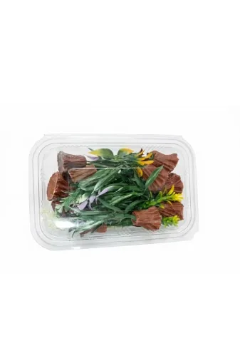Balance Life 105B845324864466146 Akvaryum Dekoratif Yapay Bitki Seti - Kahverengi Kök Detaylı Yeşil Yapraklar (1 Adet)