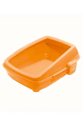 Balance Life 105B847719945246072 Açık Kedi Tuvalet Kum Kabı Turuncu 17*37*50 Cm
