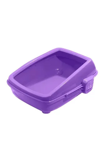 Balance Life 105B847720245812831 Açık Kedi Tuvalet Kum Kabı Mor 17*37*50 Cm