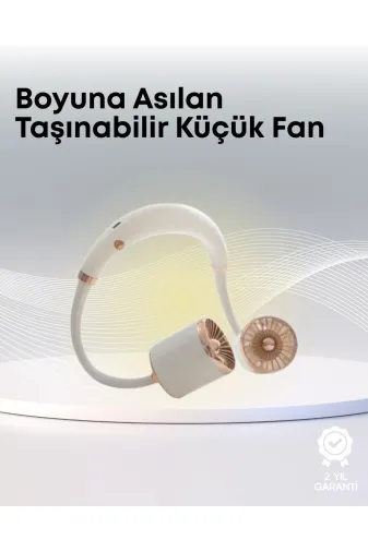 Balance Life GROUP-2580275 Mey İthalat® Yazlık Taşınabilir Sessiz Boyun Fanı 3 Kademe Hız Ayarlı