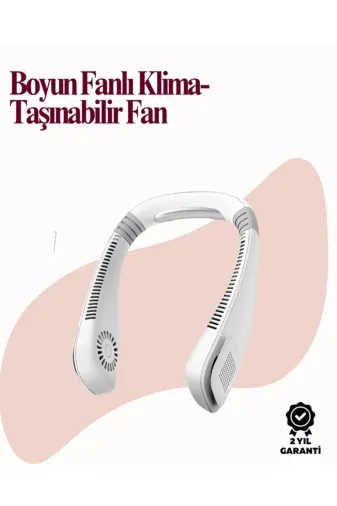 Balance Life GROUP-2589151 Mey İthalat® Kanatsız Boyun Tipi Fan | Giyilebilir Serinletici, Düşük Sesli, Hafif Abs Gövde, Usb Şa