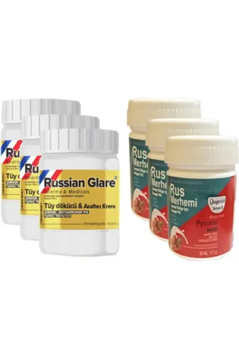 Balance Life GU-EYF-17496-BLN Olegovich Medicine Tüy Dökücü Azaltıcı Merhem 50 Ml 3 Adet + Genital Bölge Merhemi 50 Ml 3 Adet