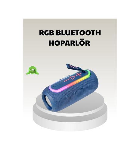 Balancelife 125023885 Mey İthalat Mavi Taşınabilir Bluetooth Hoparlör Kompakt Tasarım Ve Güçlü Ses Çok Renkli