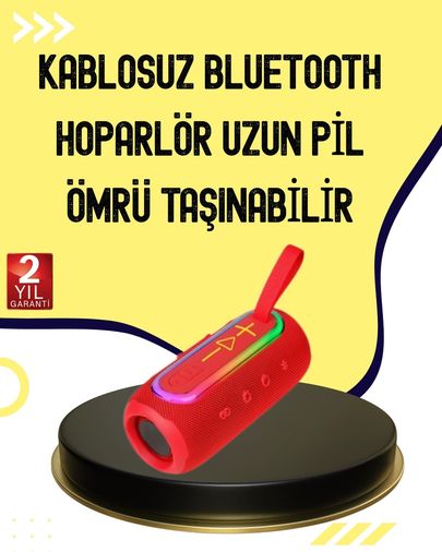 Balancelife 125024898 Mey İthalat Uzun Pil Ömürlü Bluetooth 5.1 Hoparlör Çok Renkli