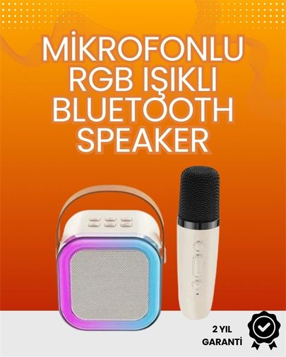 Balancelife 125025269 Mey İthalat Yüksek Performanslı Kablosuz Karaoke Hoparlör Çok Renkli