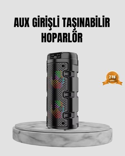 Balancelife 125025823 Mey İthalat Taşınabilir Bluetooth Hoparlör Çift Sürücü Güçlü Bas Hd Ses Çoklu Bağlantı Çok Renkli