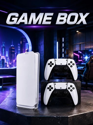 Balancelife 125043909 Mey İthalat Game Box 3D Çift Oyun Kollu 4K Hd Ekran 20000'den Fazla Oyun Seçeneği 2.4G Kablosuz Çok Renkli