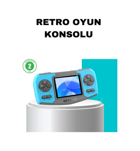 Balancelife 125043999 Mey İthalat Taşınabilir Mini Video Oyun Konsolu Ergonomik Tasarım Çok Renkli