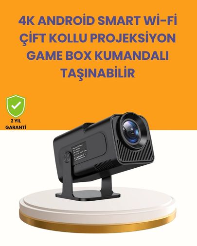 Balancelife 125044237 Mey İthalat Hcs350Pro 1080P Full Hd Taşınabilir Android Projektör