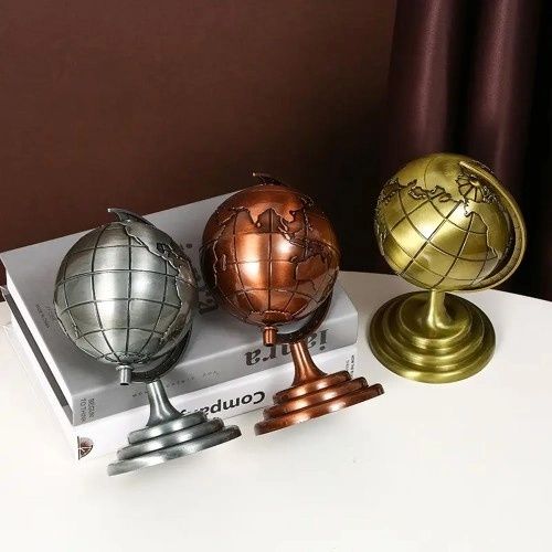 Balancelife MEY02562741432855-BLMY Mey İthalat Küçük Boy Metal Dünya Küresi