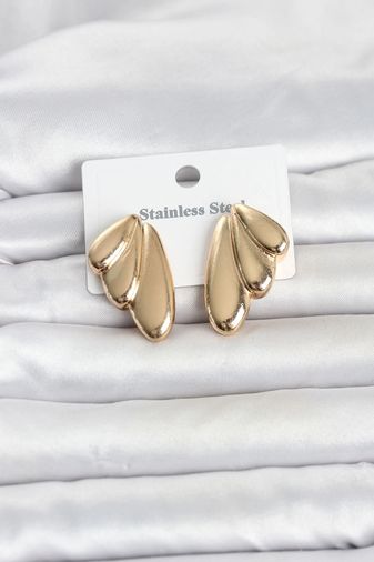 Balancelife MEYEB6a048d6a38095ebc6202f3a4-BLMY Mey İthalat 316L Çelik Gold Renk Vintage Kadın Küpe Çok Renkli