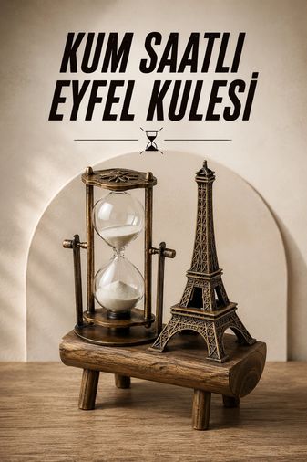 Balancelife MEYTDUCZEYFELKULESİKUMSAATİ-1-BLMY Mey İthalat Eyfel Kuleli Kum Saati Çok Renkli
