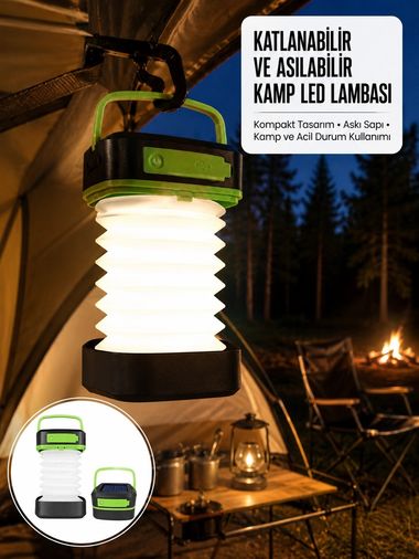 Balancelife MEYTDUCZZZHS71LAMBAAAAA3-1-BLMY Mey İthalat Kamp Lambası Katlanabilir Lamba Solar Şarjlı Led Lamba El Fenerli Yeni Nesil Çok Renkli