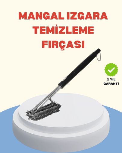 Balancelife MEYTDUCZZZIZGARATEMİZLEMETELİBTF-1-BLMY Mey İthalat Uzun Saplı Izgara Temizleme Fırçası Çelik Telli Çok Renkli