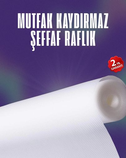 Balancelife MEYTDUCZZZKAYDIRMAZ-2-BLMY Mey İthalat Su Geçirmez Kaydırmaz Raflık Ve Çekmece Astarı 3 Metre Çok Renkli