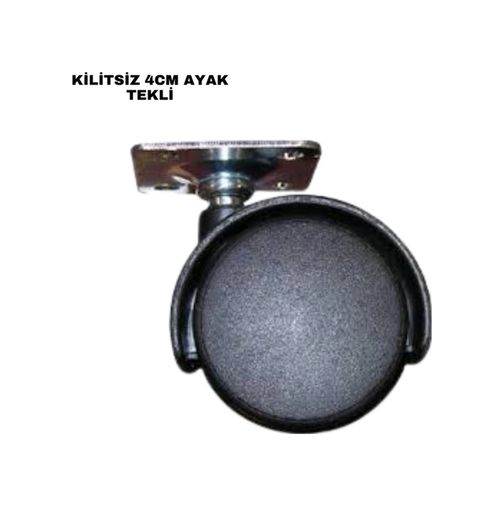 Balancelife MEYTDUCZZZKİLİTSİZ4CMAYAKK-5-BLMY Mey İthalat Kilitsiz 4Cm Ayak Tekli Çok Renkli