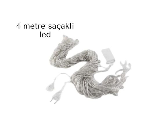 Balancelife MEYTDUCZZZSAÇAKLI4METREPERDELED-5-BLMY Mey İthalat Saçaklı 4 Metre Perde Led Çok Renkli