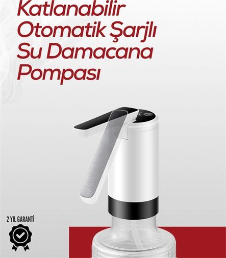 Balancelife MEYTDUCZZZŞARJLIDAMACANAPOMPASII-2-BLMY Mey İthalat Akıllı Şarjlı Damacana Pompası Tek Tuşla Su Dolum Çok Renkli