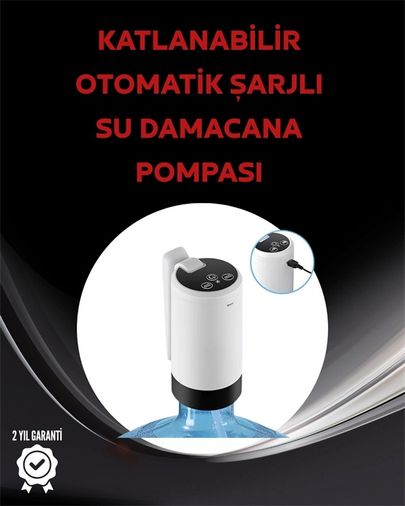 Balancelife MEYTDUCZZZŞARJLIDAMACANAPOMPASII-4-BLMY Mey İthalat Otomatik Şarjlı Damacana Pompası Ev Ofis Kamp Kullanım Çok Renkli