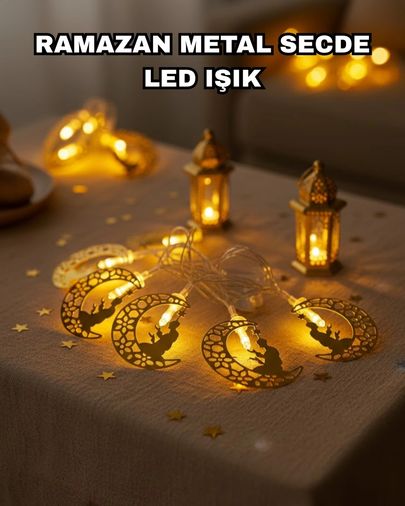 Balancelife MEYTDUCZZZSECDERAMAZANLEDIŞIK-5-BLMY Mey İthalat Secde Ramazan Led Işık Çok Renkli