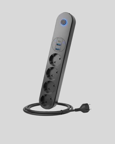 Balancelife TRİTHLTUCZZZ3402PRİZ-4-BLNCCC Akıllı Akım Dengelemeli 4 Lü Çoklu Priz Type-C Ve Usb Çıkışlı 0-2