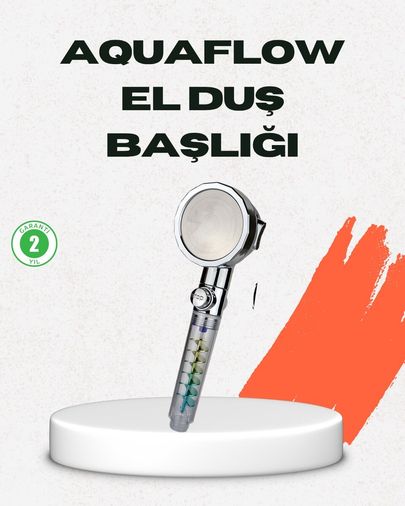 Balancelife TRİTHLTUCZZZGÖKKUŞAĞIDUŞBAŞLIĞI-5-BLNCCC Rahatlatıcı Yağmur Etkili El Duşu Döner Pervaneli, Dayanıklı Ve Şık Tasarım Açık Gri