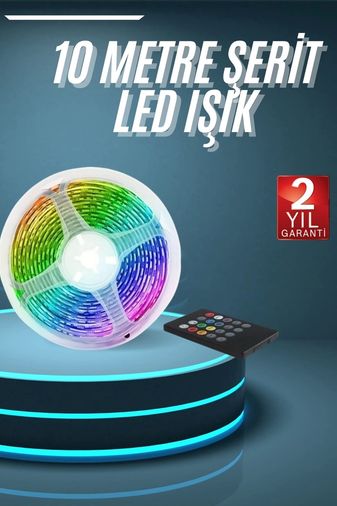 Balancelife TRİTHLTUUCZZZ10MŞERİTLEDDDDDD1-BLNCCC 10M Şerit Led İç Mekan Renkli Rgb Şerit Led Kumandalı Çok Renkli 55518480