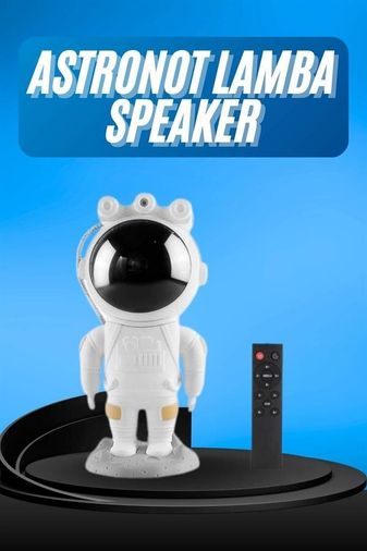 Balancelife TRİTHLTUUCZZZASTRONOTLAMBAAA2-BLNCCC Gece Lambası Astronot Bluetooth Hoparlörlü Galaksi Işık Projektörü Siyah 61112971
