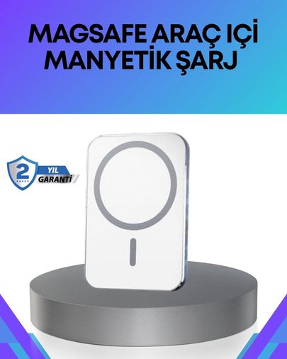 Balancelife TRİTHLTXUCZ15WMAGSAFE-2-BLNCCC 360 Döner Başlıklı Magsafe Araç Telefon Tutucu Hızlı Şarjlı Açık